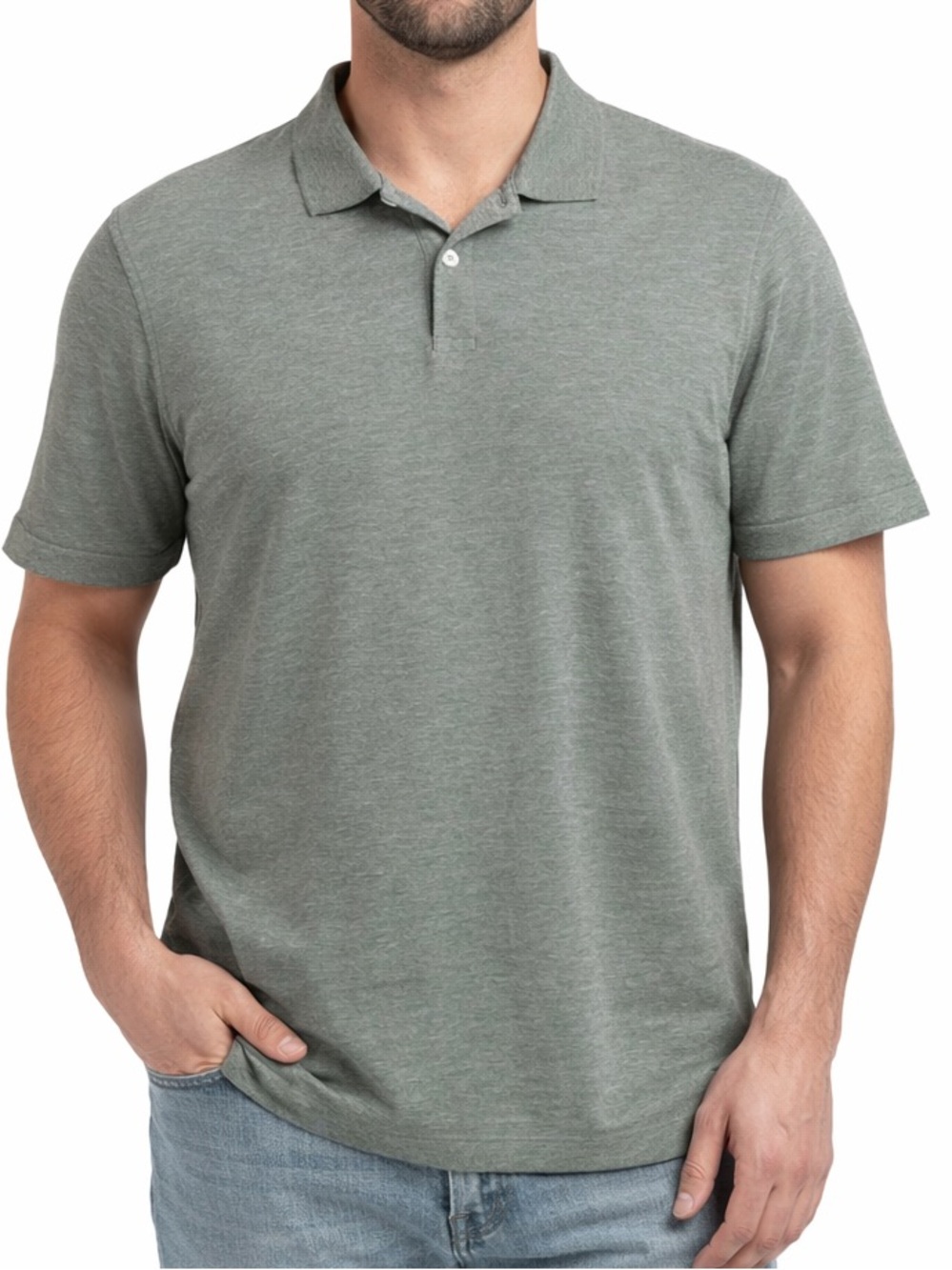 MERONA Men’s The Ultimate Polo Shirt Olive Green